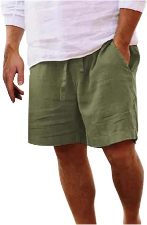 Basketball Shorts Men's Sports Shorts Beach Shorts Casual Cotton Linen Shorts Men's Linen Shorts Men Cargo Men's