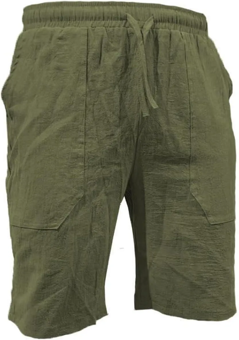 Basketball Shorts Men's Sports Shorts Beach Shorts Casual Cotton Linen Shorts Men's Linen Shorts Men Cargo Men's