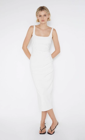 BE MINE SQUARE NECK DRESS - IVORY Soft Touch Mix-And-Match