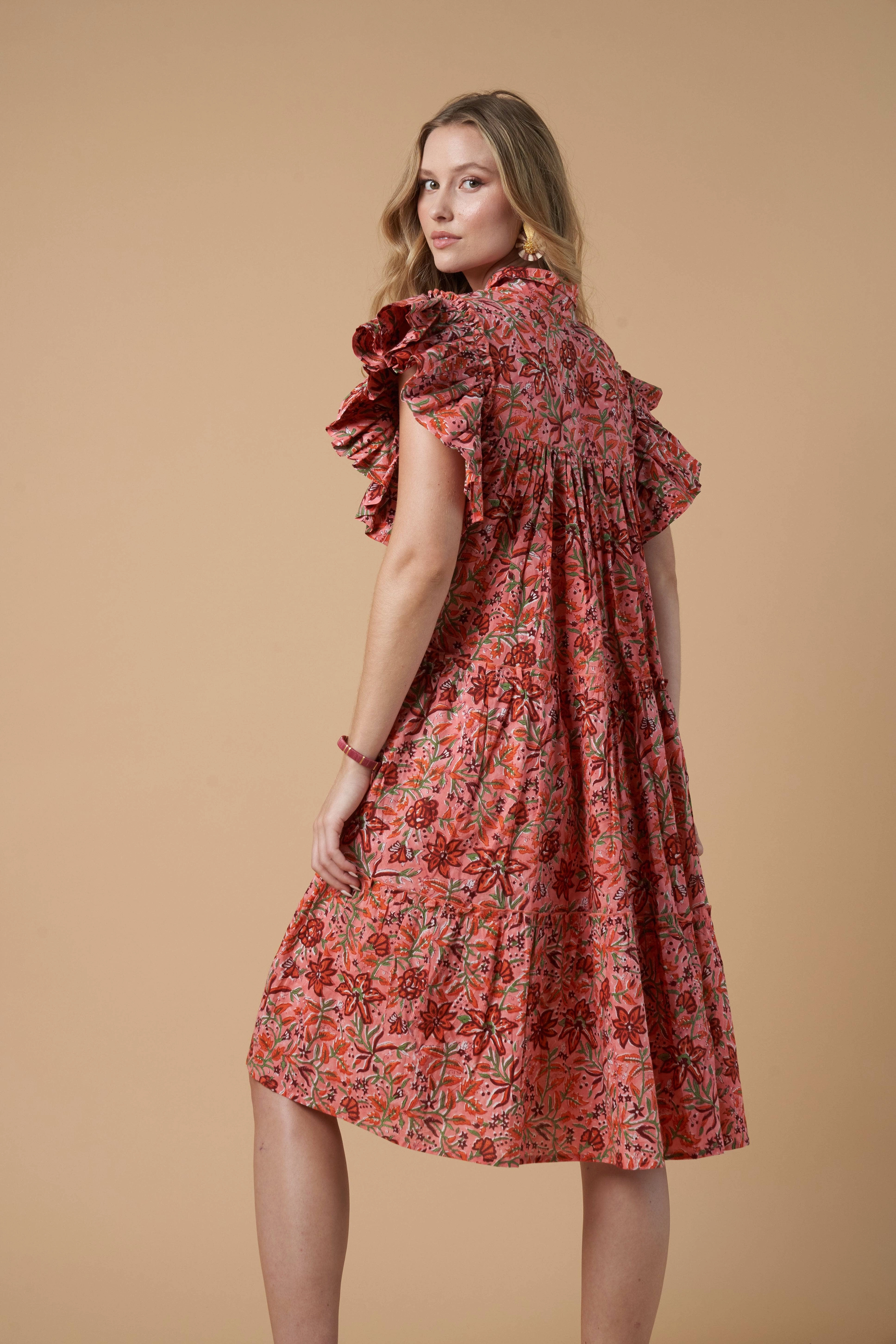 Madelyn Short Dress Pink Quick Glam