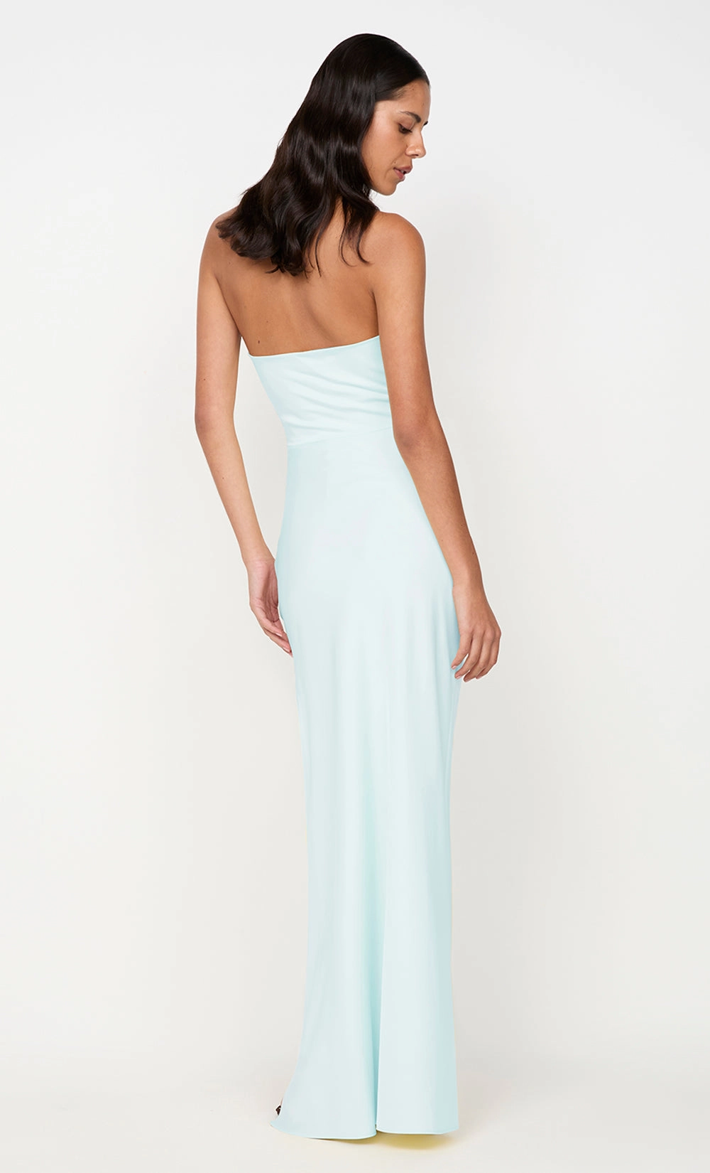 ETERNITY STRAPLESS MAXI DRESS - ARCTIC BLUE Timeless Wearable Trendy floral dress