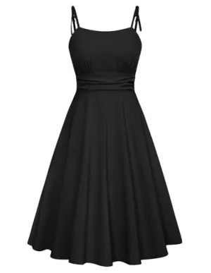 Belle Poque Vintage Dress for Women Midi Swing Dress Fit and Flare Dress 2024 Summer Dress Purple Floral L