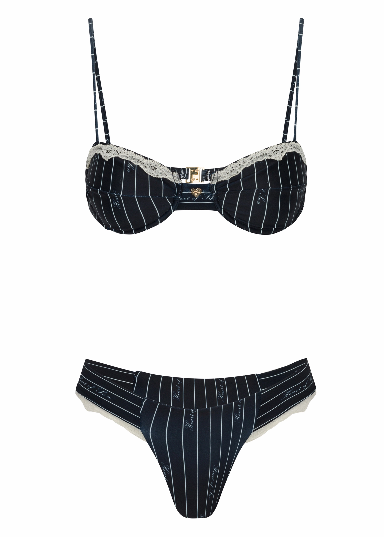Belle Ch??rie Underwire Bikini Top | Pinstripe Formal Tank OdorResistant Treatment