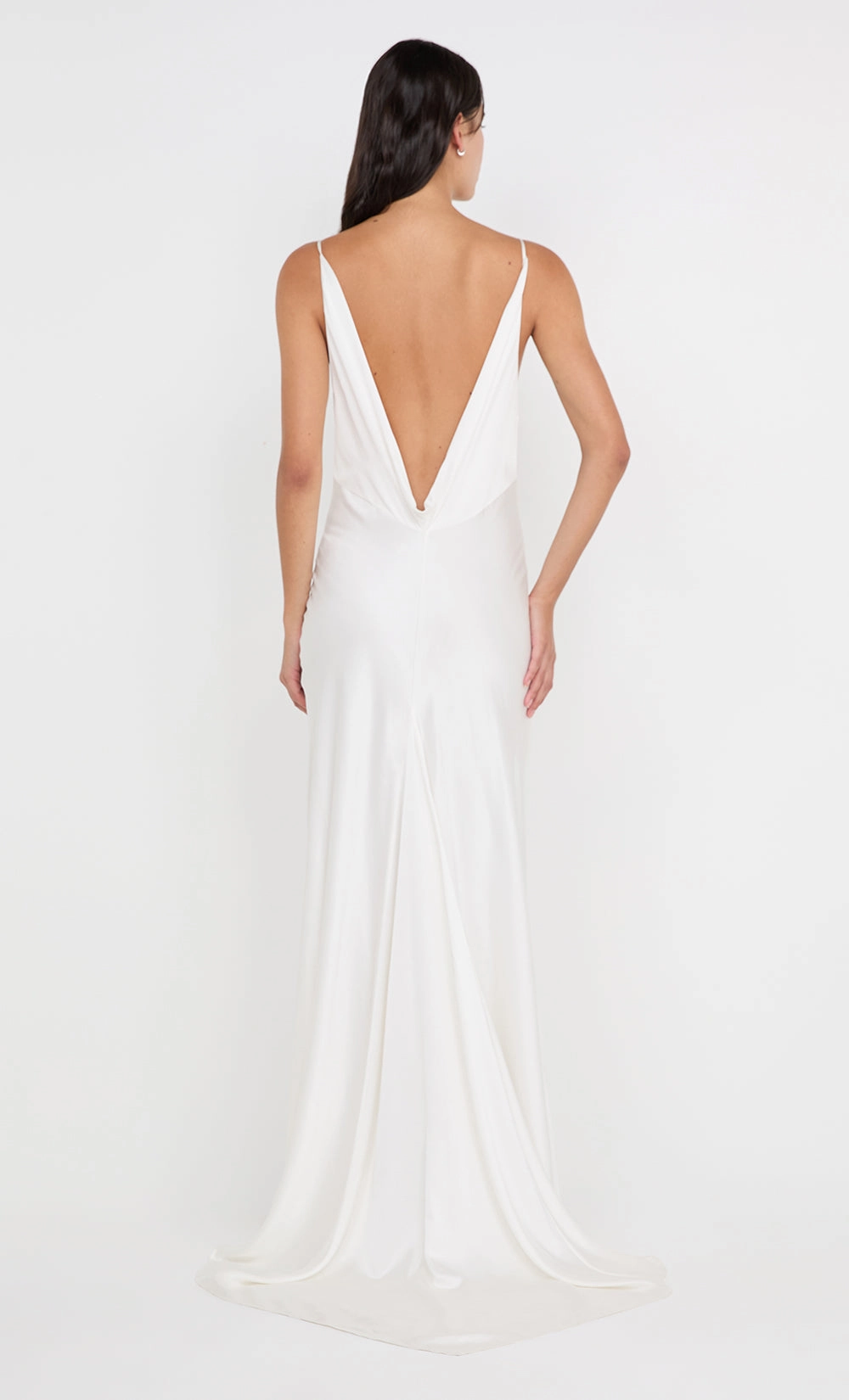 BENNET COWL GOWN - WHITE Earth Colors