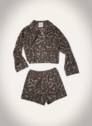 Vally - Cropped Cotton Voile Shirt - Crayon Ocelot two piece outfit Chill Mode