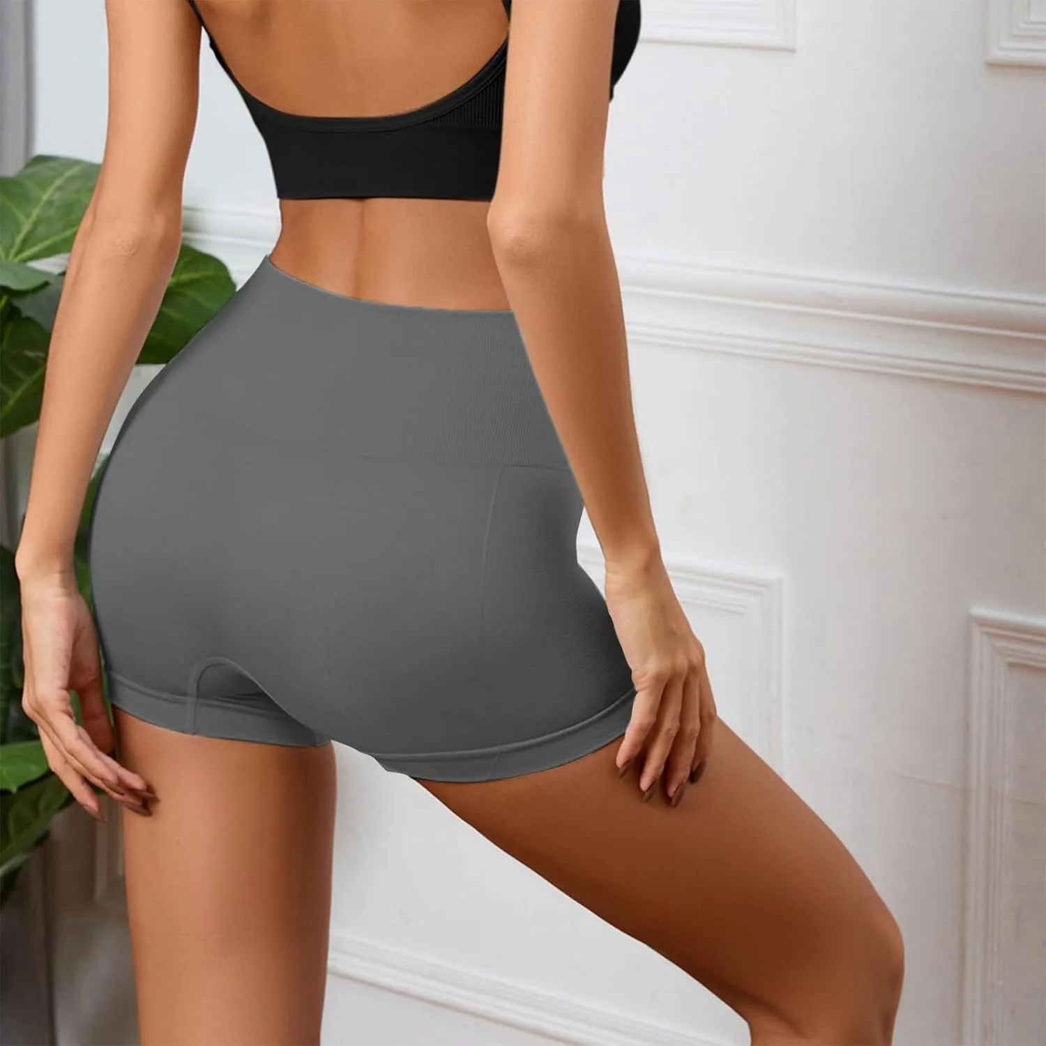 Biker Shorts for Women Yoga High Waisted Sports Shorts Quick Drying Running Fitness and High Waisted Butt Sculpting