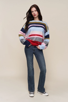 Casual Wear Hawley Oversized Stripe Wool Jumper