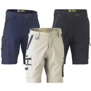 Bisley BSHC1330 Flex and Move Stretch Utility Zip Cargo Short