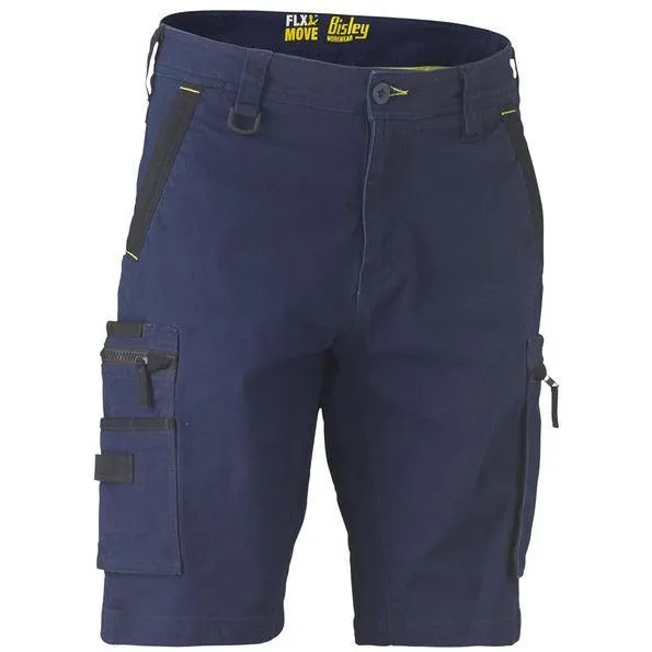 Bisley BSHC1330 Flex and Move Stretch Utility Zip Cargo Short