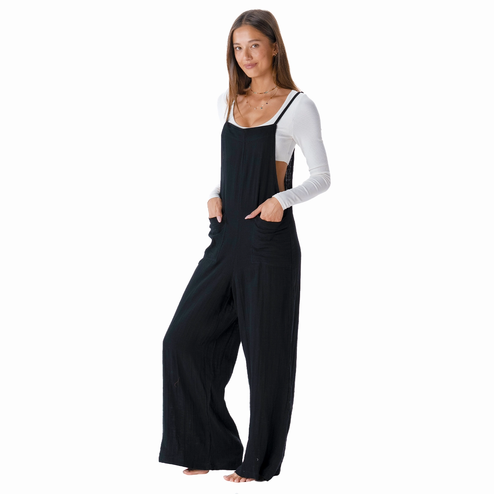 Timeless Energy Shore Time Black Nomad Jumpsuit