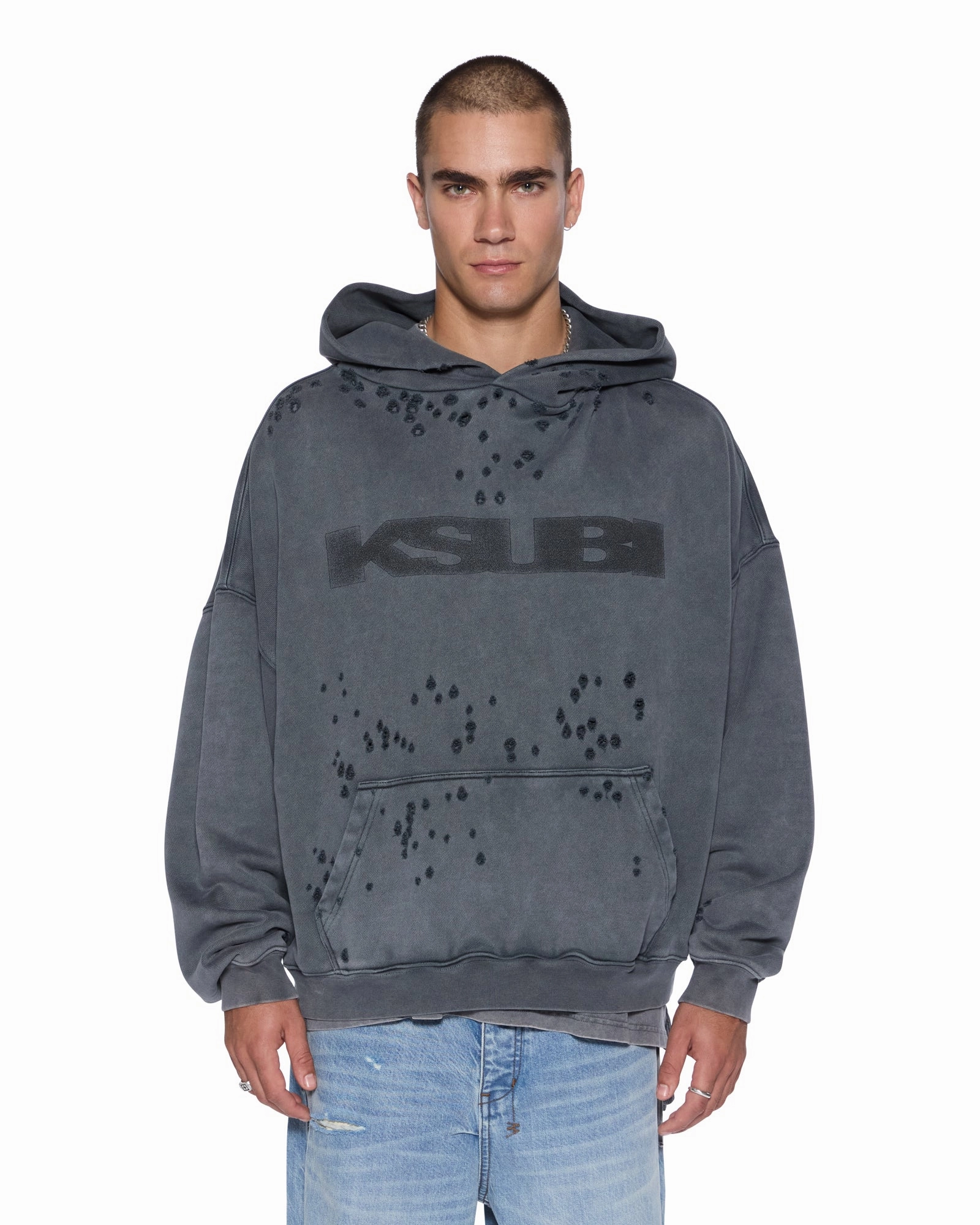 BLASTED EKCESS HOODIE RHINO Comfortable Fabric