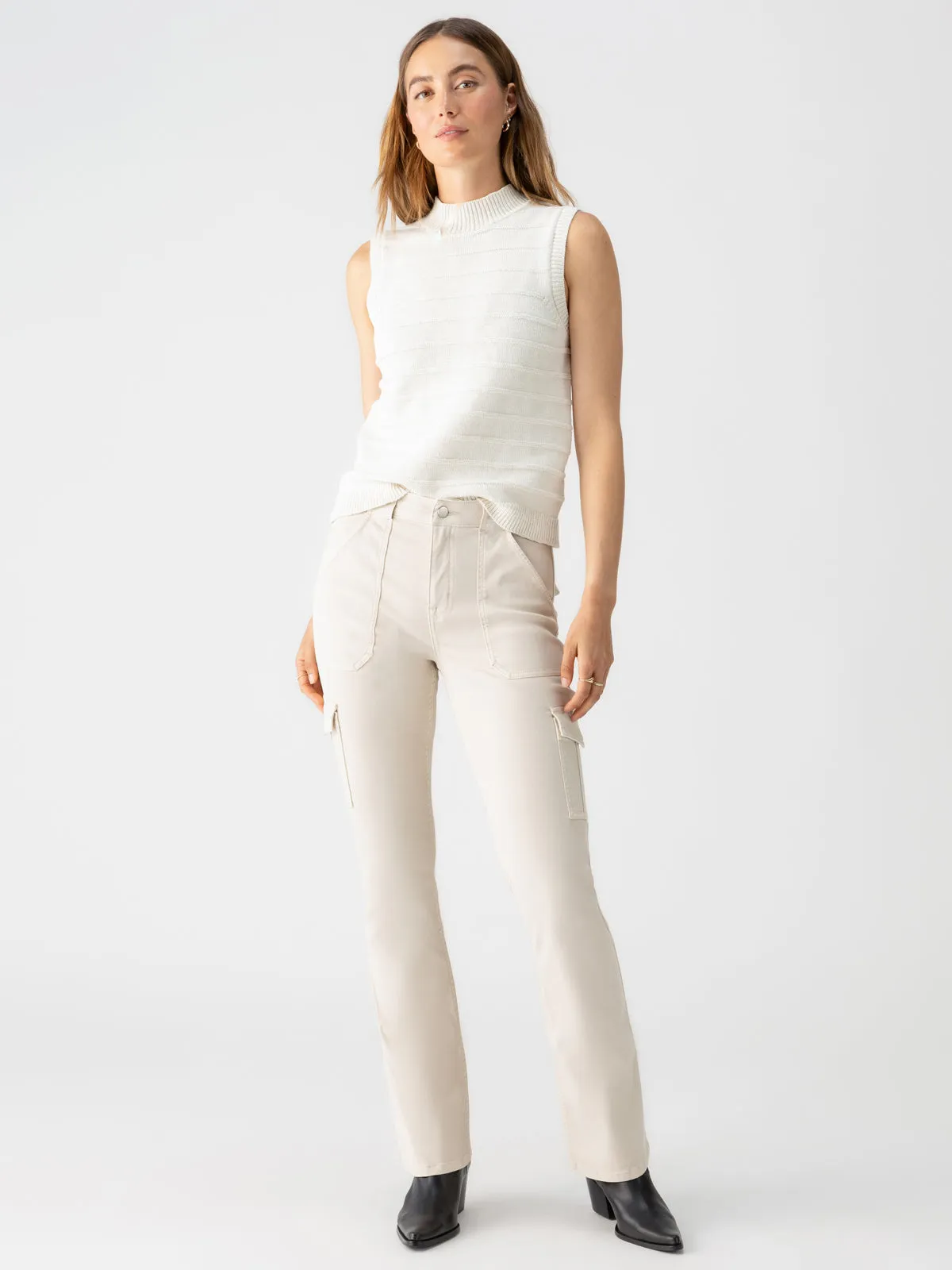 Sculpted Hayden Bootcut Standard Rise Pant Toasted Almond Smooth Finish Minimalist Fit