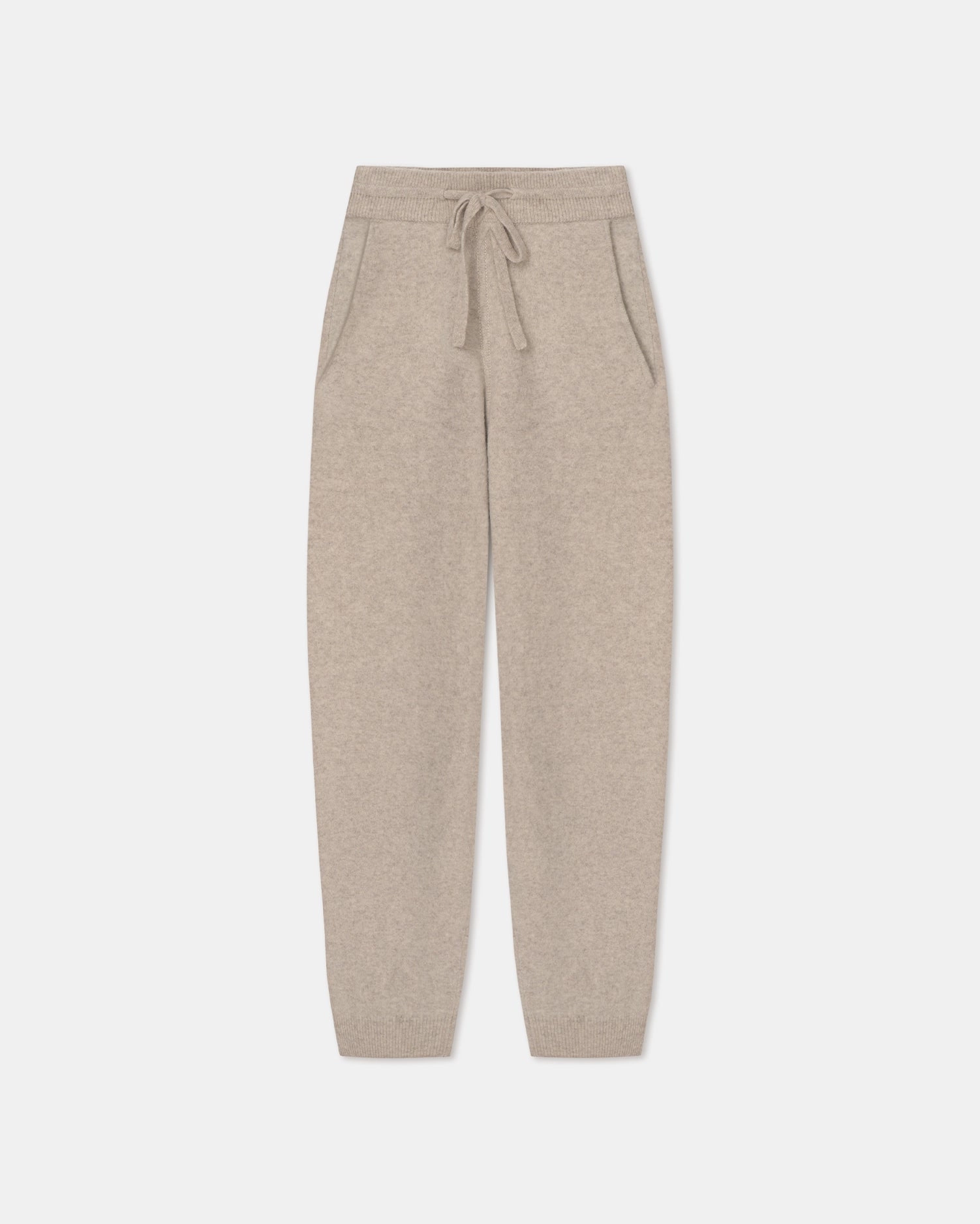 Slimline Fit Teclah - Overwashed Merino Pants - Oatmeal