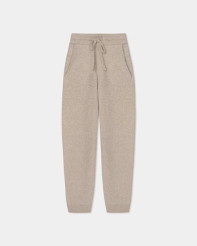 Slimline Fit Teclah - Overwashed Merino Pants - Oatmeal