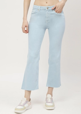 Madame Low Waist Sky Blue Bell Bottom Jeans Festival Outfit Urban Explorer Fashion Routine