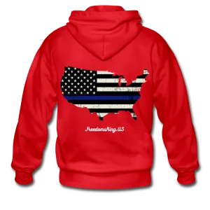 BLUE LINE USA - Gildan Heavy Blend Adult Zip Hoodie