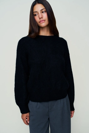 Brushed Inner Layer Bobbie Oversized Wool Jumper
