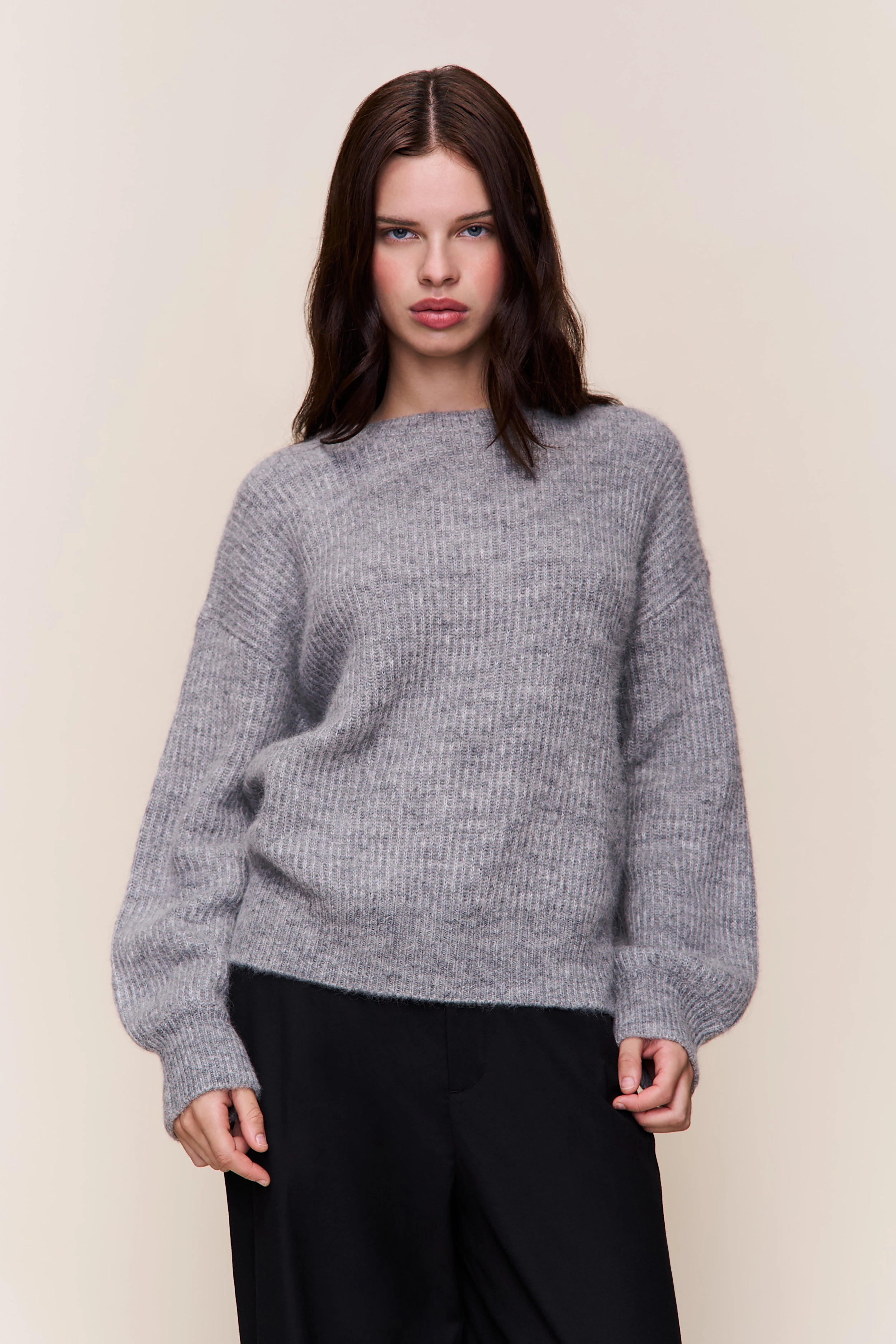 Bobbie Oversized Wool Jumper Neutral Colors