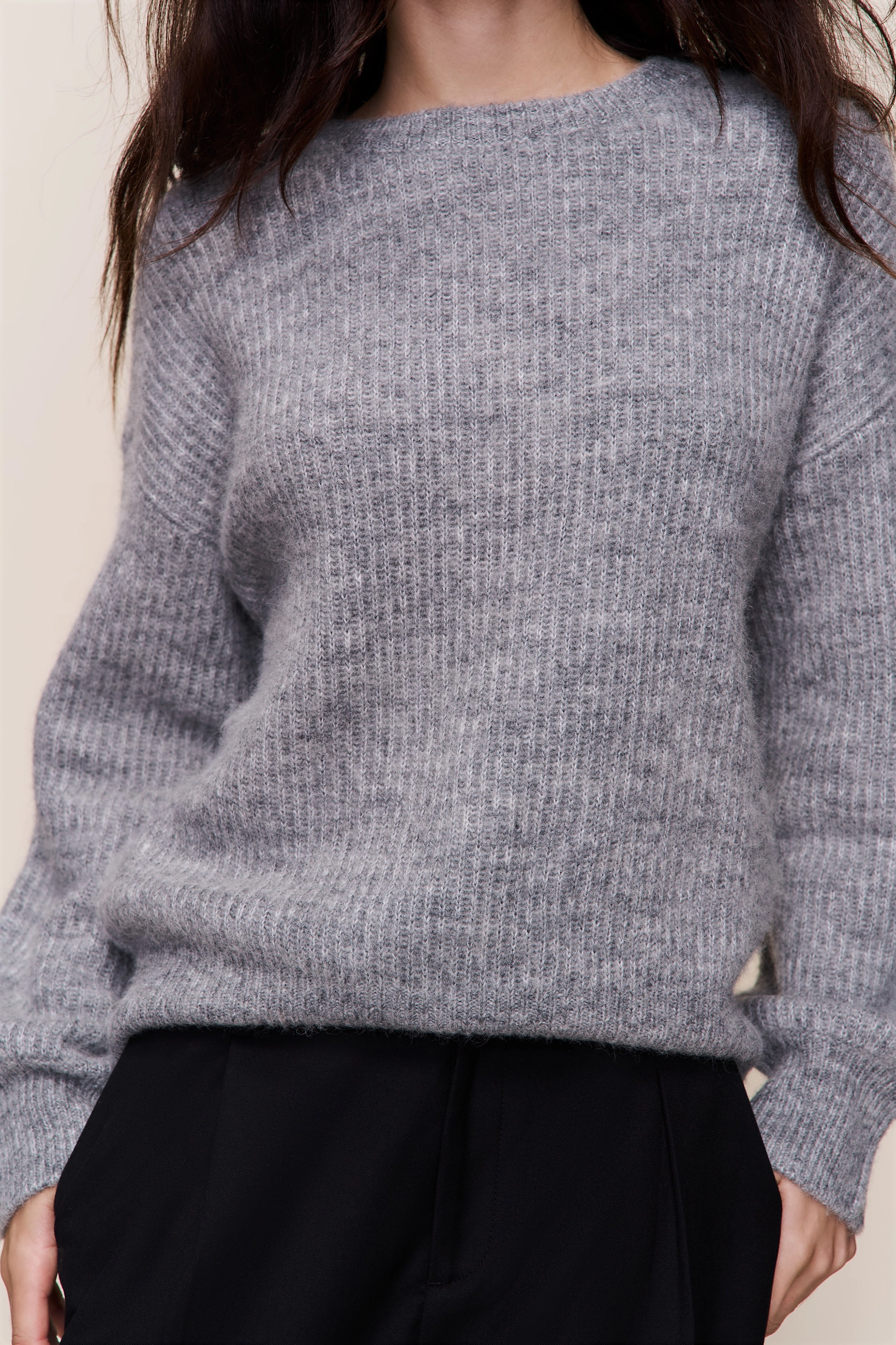 Oversized Collar Style Bobbie Oversized Wool Jumper