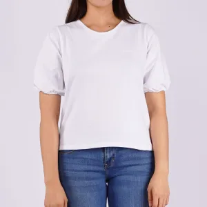 Bobson Japanese Ladies Basic Tees Crop Fit 162667 (White)