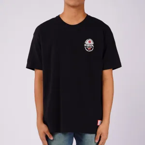 Bobson Japanese Men's Basic Tees with Back Print Comfort Fit 111459 (Black)