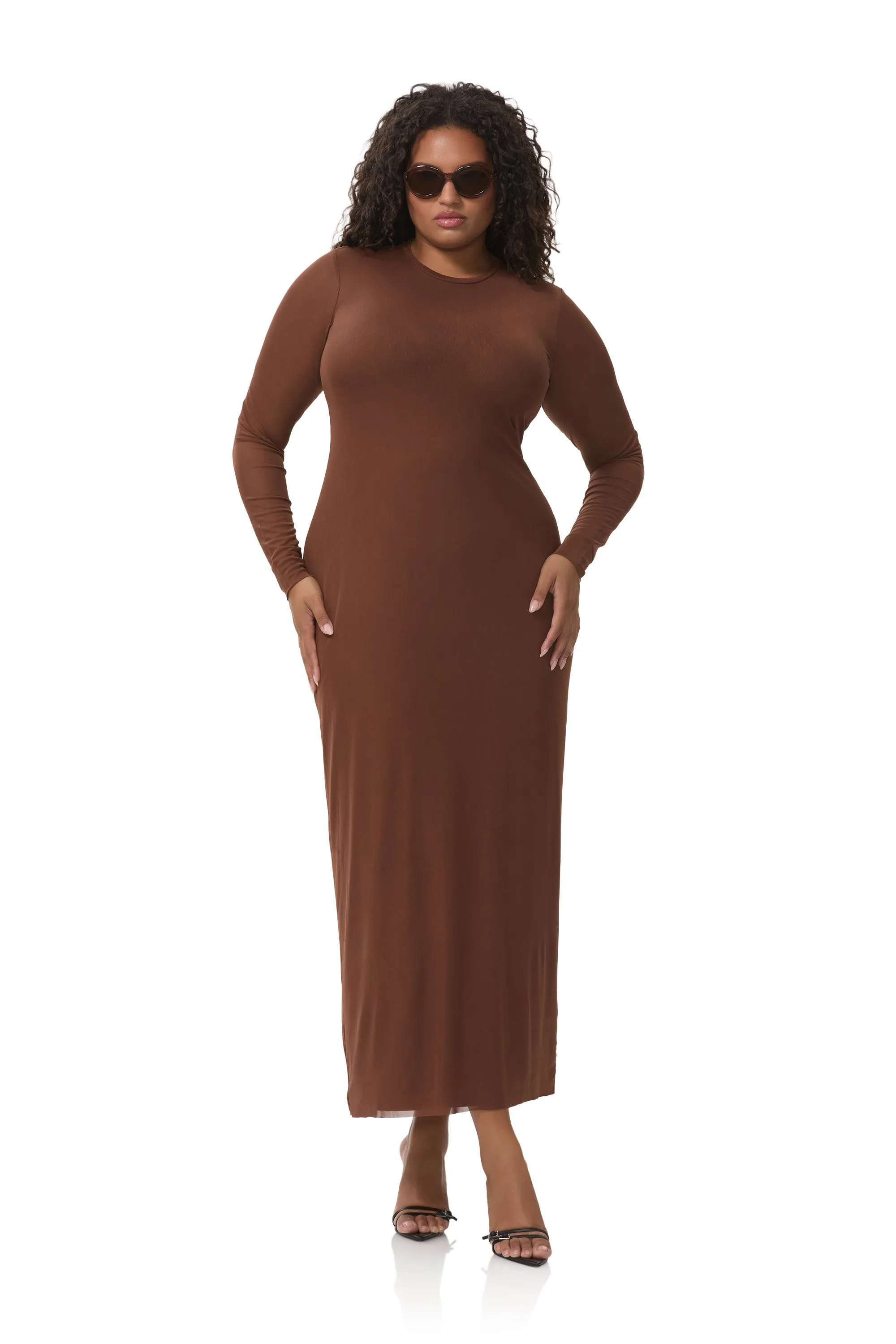 Didi Dress - Cappuccino Geometric-pattern Contemporary Vibe