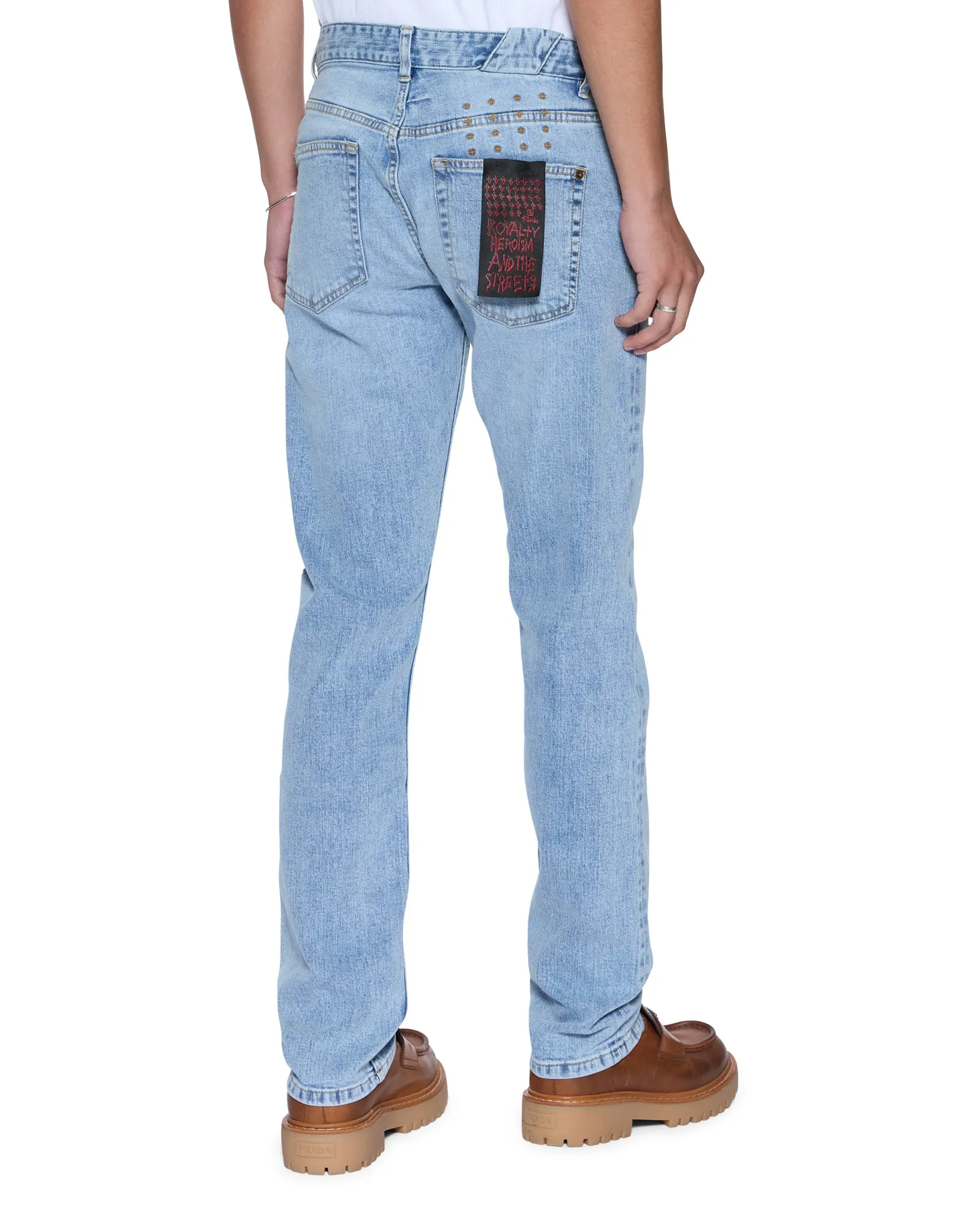 CHITCH SELVEDGE SYDNEY BLUE Modern Attire Tailored Waistband