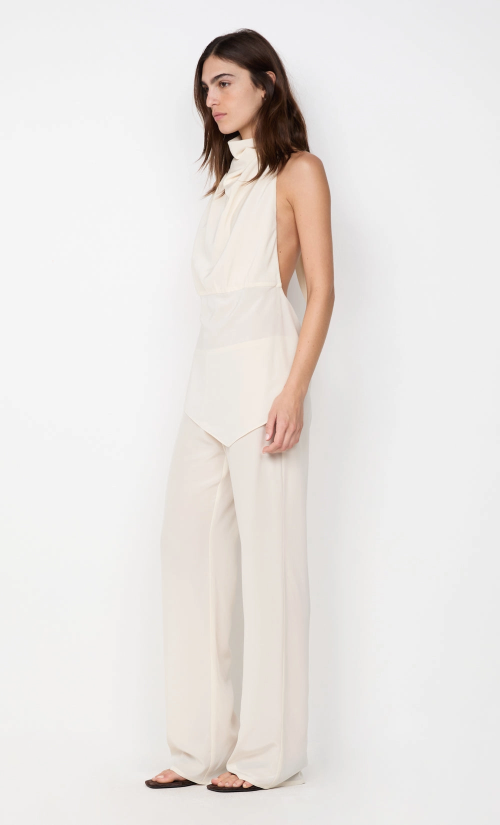 LUCIE PANT - IVORY Light Layers