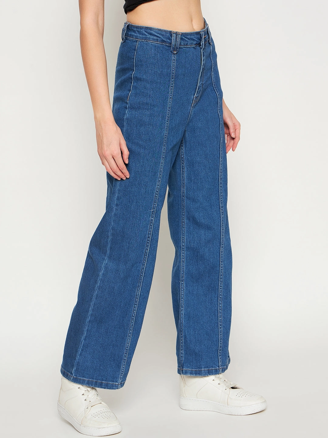 Madame Midblue Wide Leg Denim Casual Smart Casual Unisex Wear Weekend Vibes
