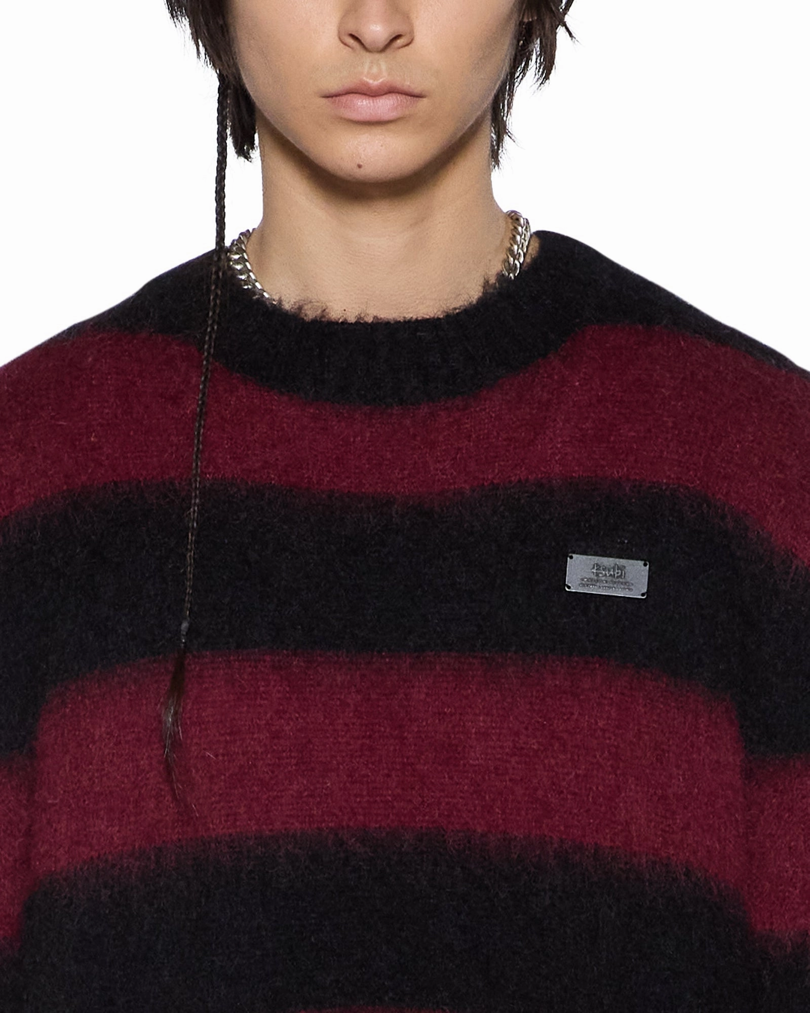 HypoallergenicConstruction RUGGED MOHAIR KNIT CREWNECK OX