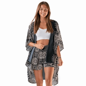 Wide Leg Opening Bondi Shorts Lounge Set