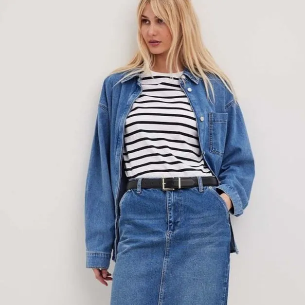 Bonnies Basic Breton Stripe Crew Neck Tees
