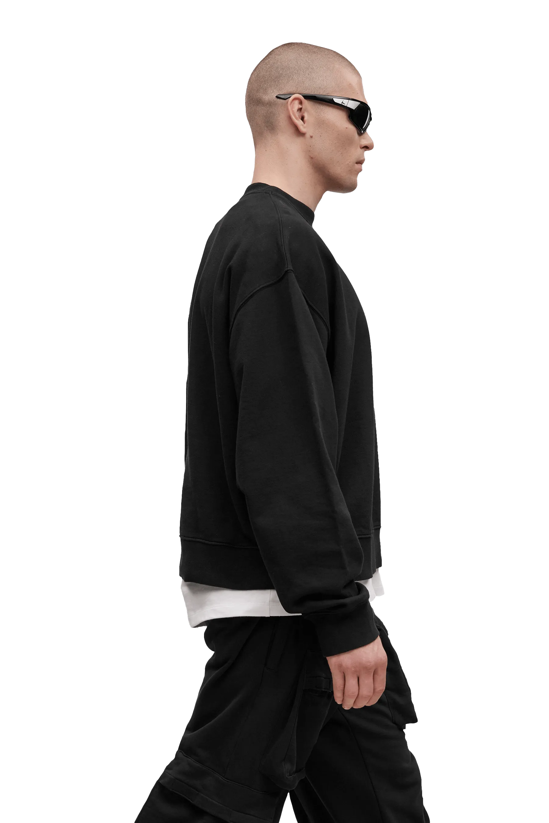 BOXY SWEATER - Black