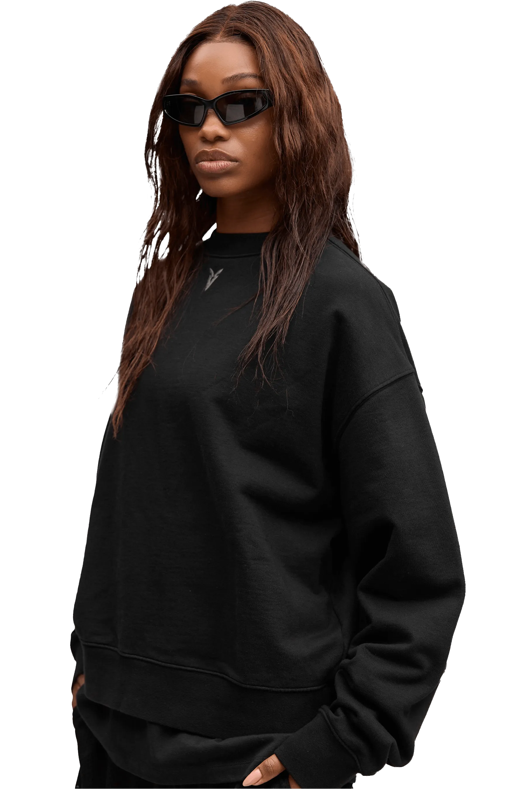 BOXY SWEATER - Black