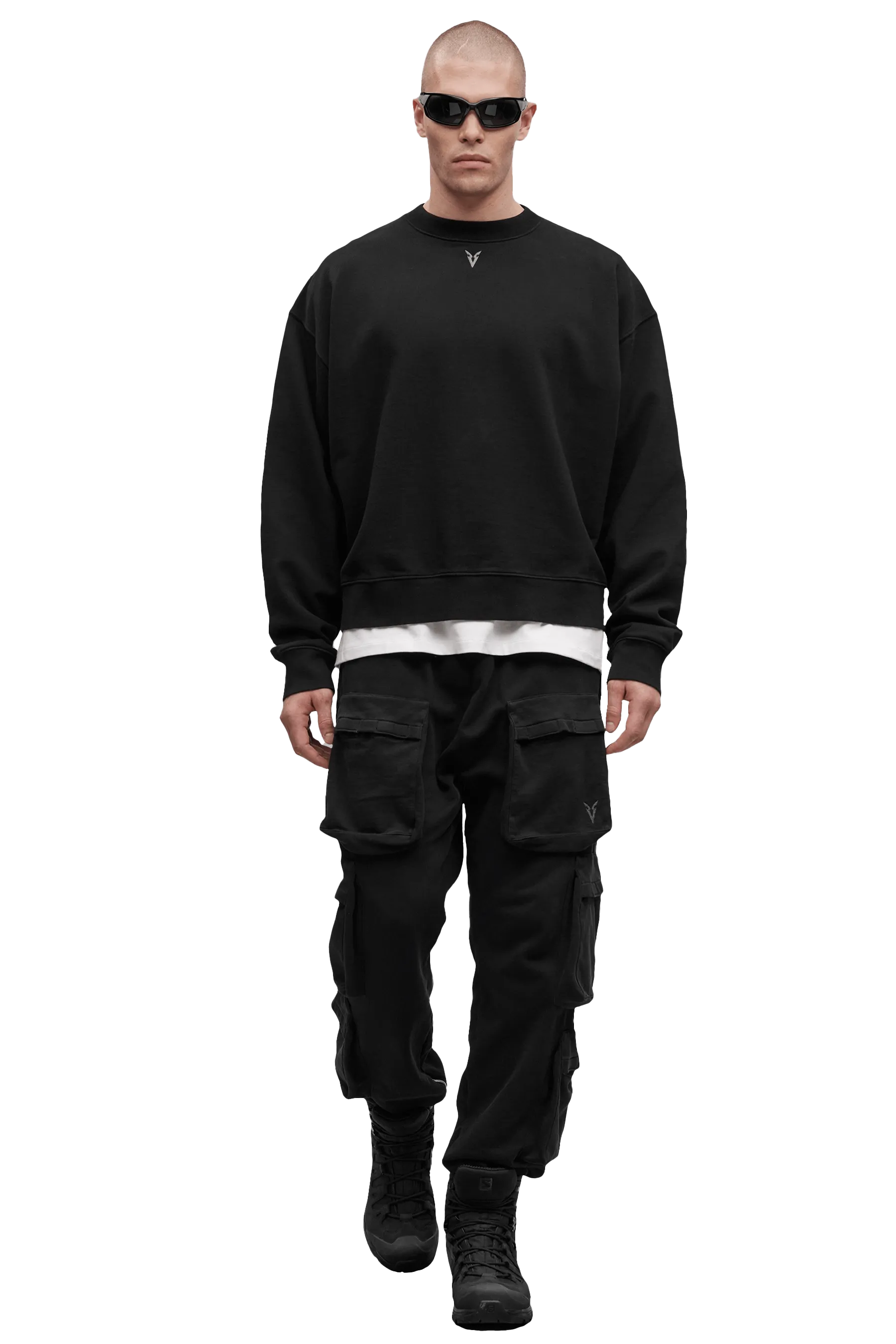 BOXY SWEATER - Black