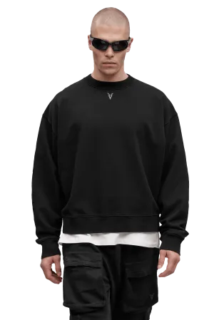 BOXY SWEATER - Black