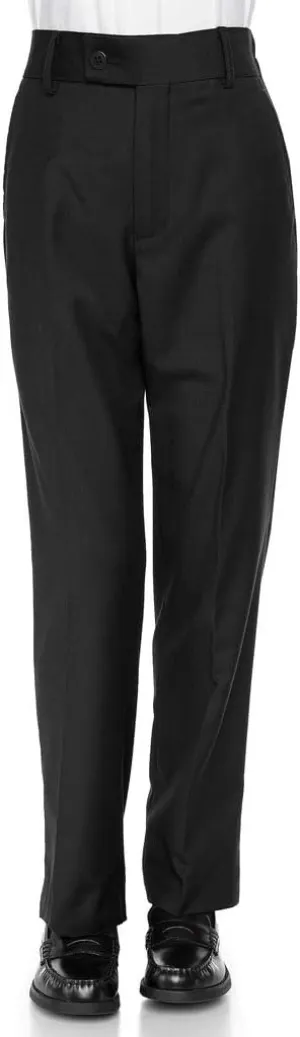 Boys Dress Pants Flat-Front - Slim fit Dress Slacks