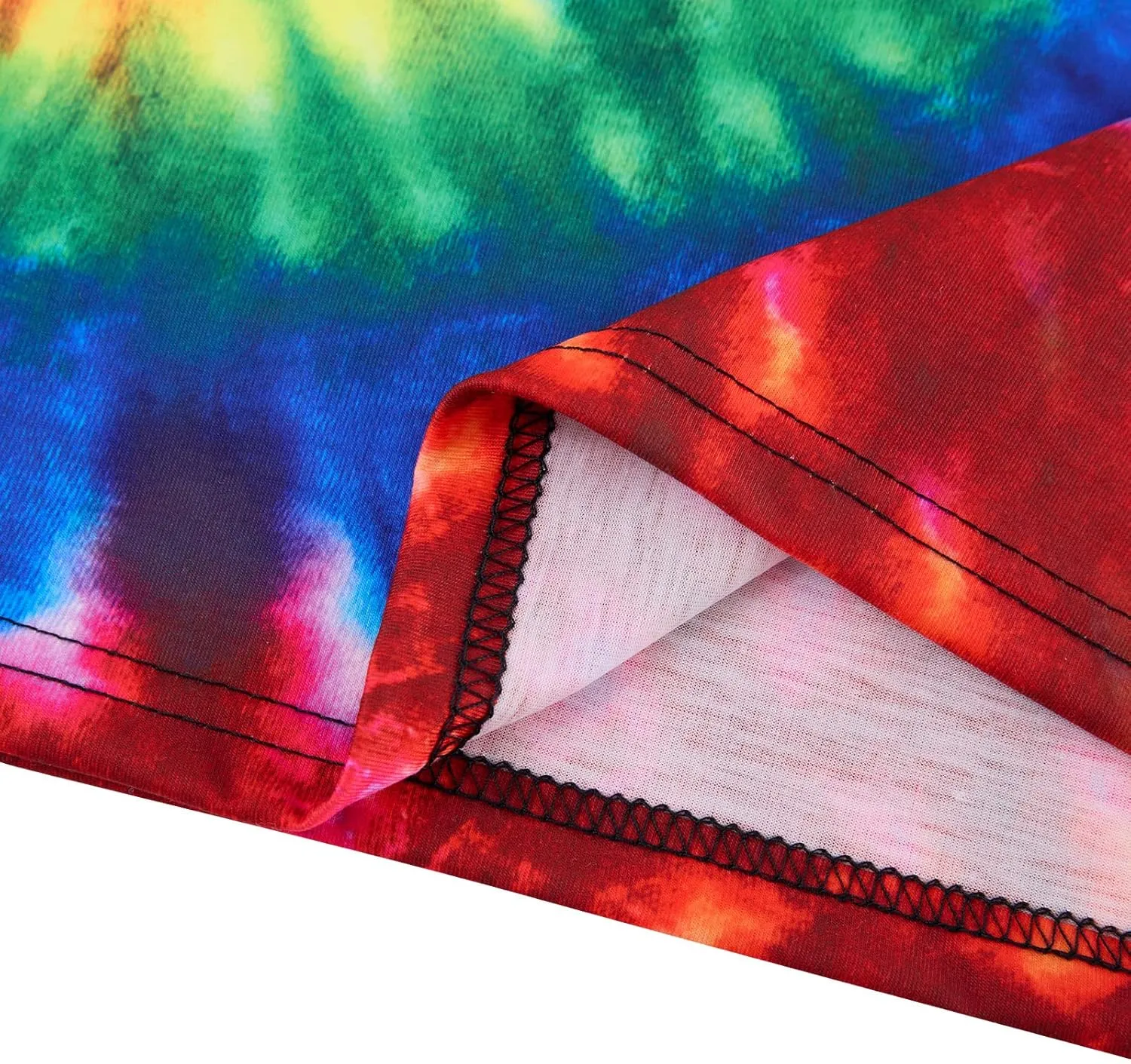 Boys Tie Dye Shirt Size 4-14 Hippies Senior Rainbow Tees T Shirts for Kids