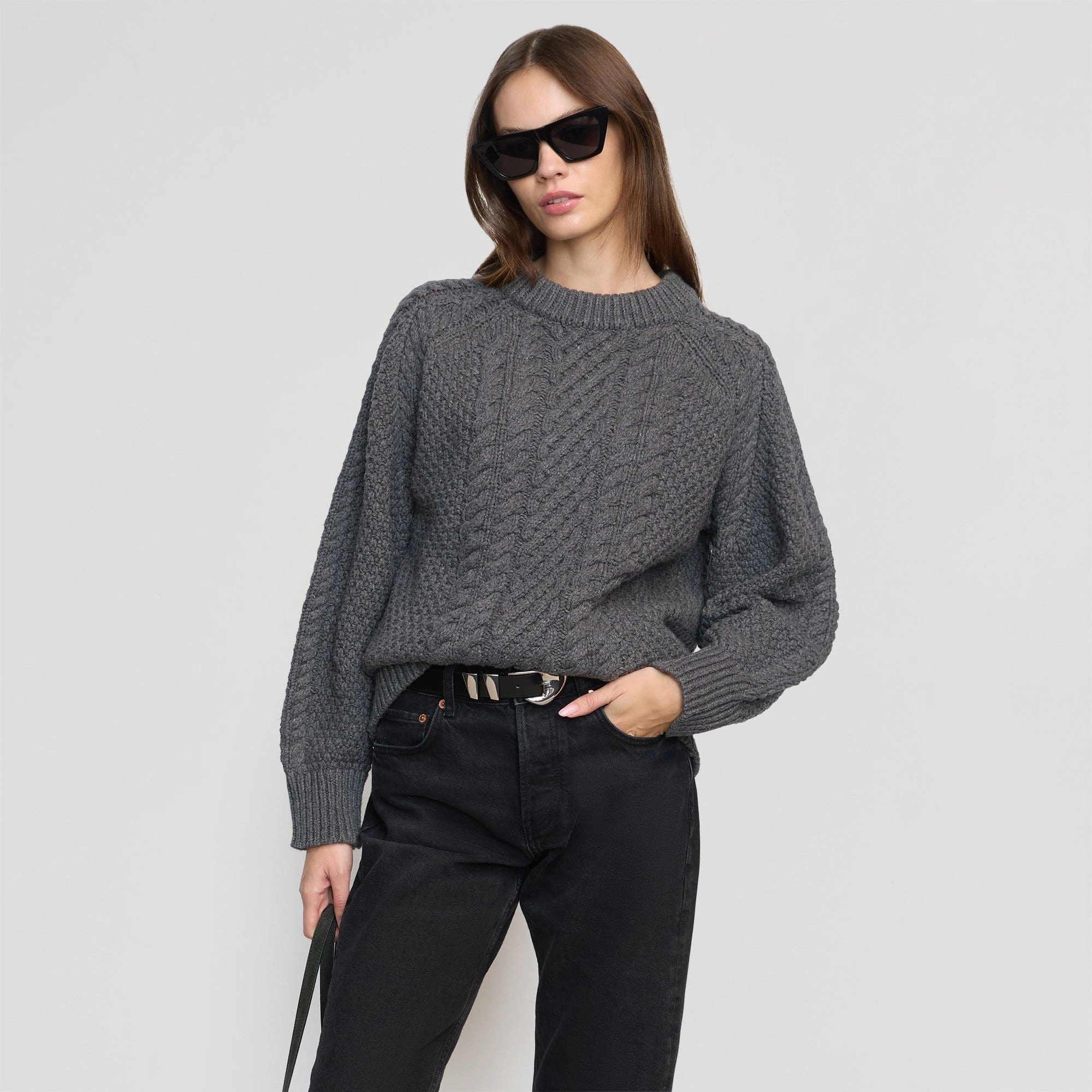 Brady Chunky Cable Knit Sweater Effortless Style