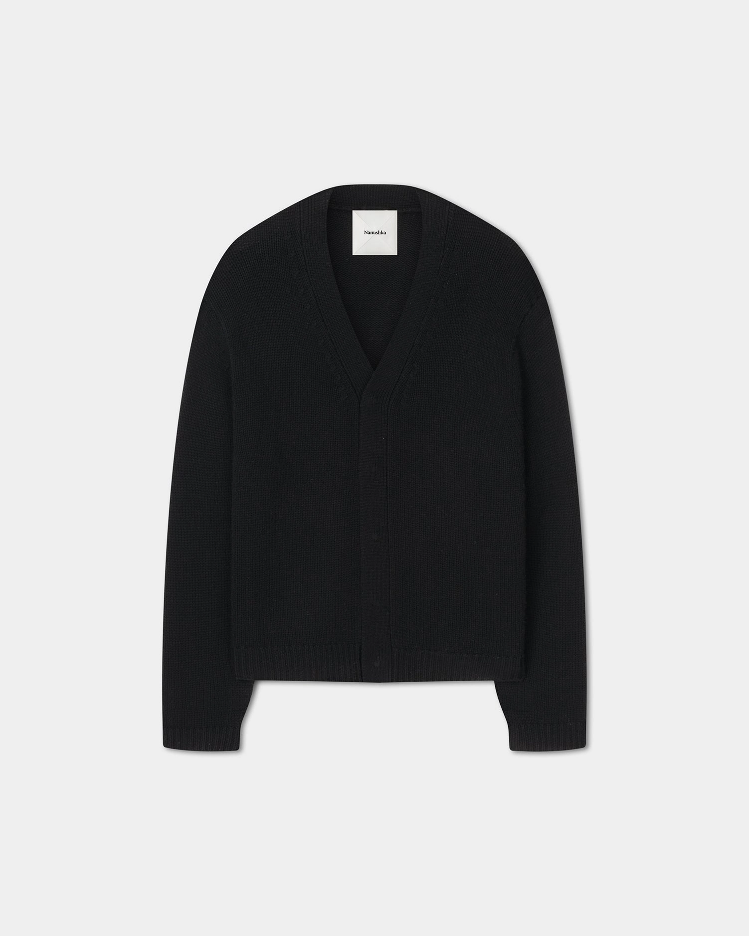 Braye - Cashmere-Blend Cardigan - Black QuickDry Fibers ShrinkResistant Weave