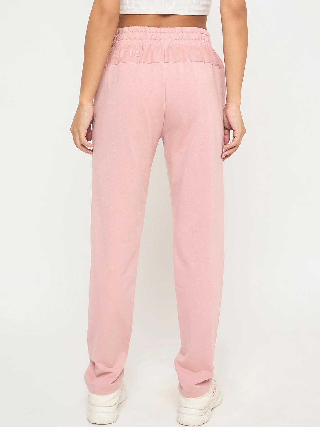 Urban Ready mSECRET Stitch Detailing Elasticated Waist Peach Track Bottoms