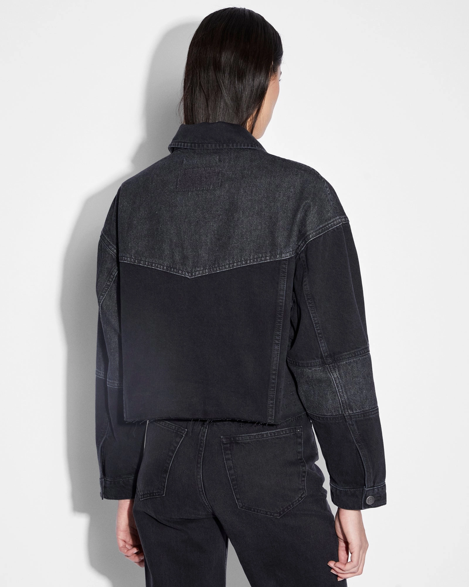 DESTINY JACKET NOIR FleeceBacking