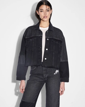 DESTINY JACKET NOIR city lights Soft Shell Material