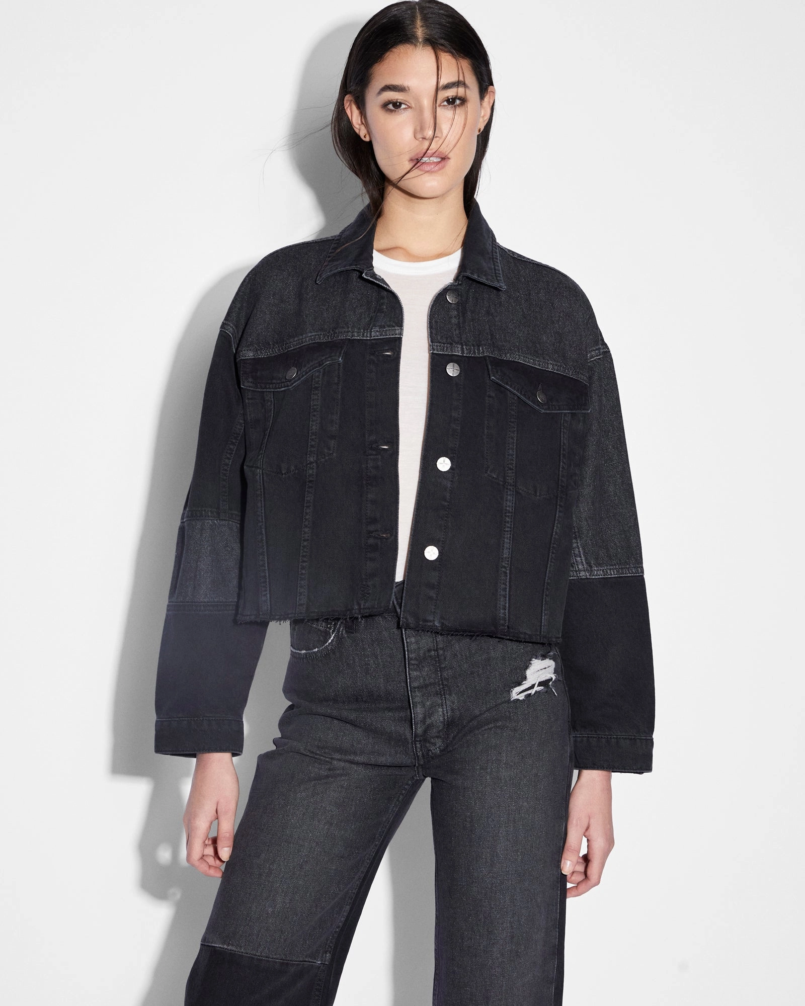 DESTINY JACKET NOIR city lights Soft Shell Material