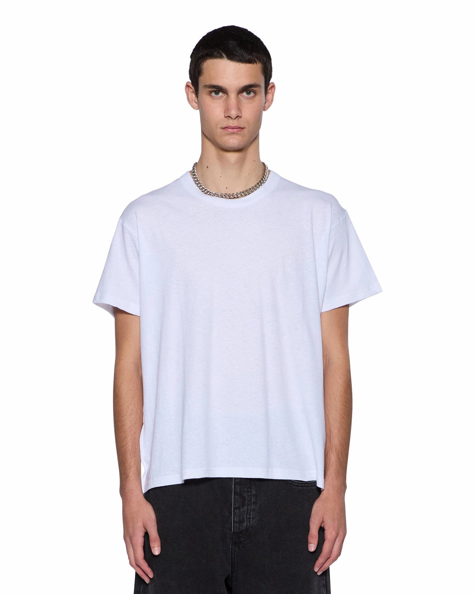 Workout SLUB SID SS TEE WHITE