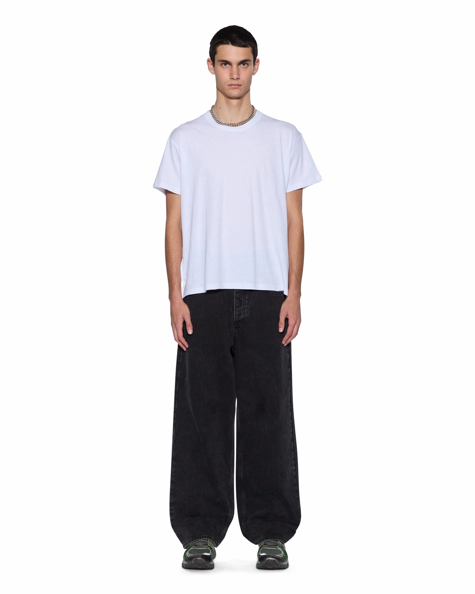 SLUB SID SS TEE WHITE Casual Style