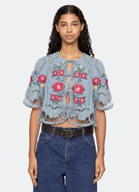 ButterSoft Handfeel Rosaline S/S Top