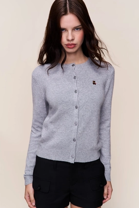 June Relaxed Wool Cardigan Understated Charm Durable Elasticity