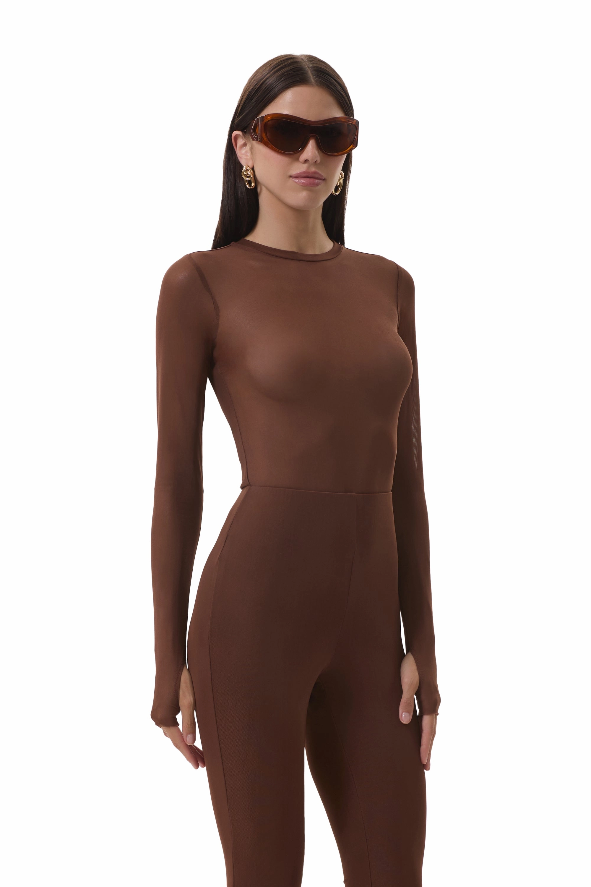 Kaylee Top - Cappuccino Reflective Trims