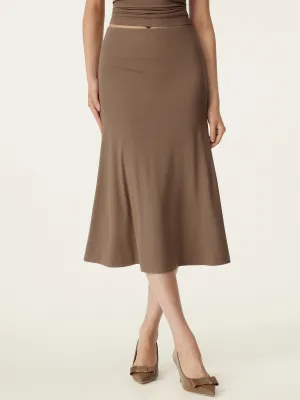 Breezy Pull-on Mermaid Midi Skirt All Fit Secure fit